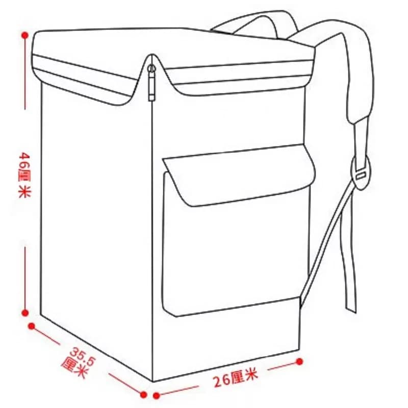 Sac à Dos de Livraison Isotherme - La boutique secrète