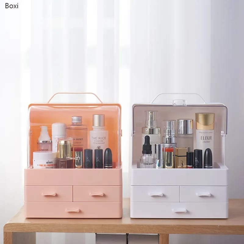 Boîte De Rangement Maquillage de Cosmétique Anti-poussière