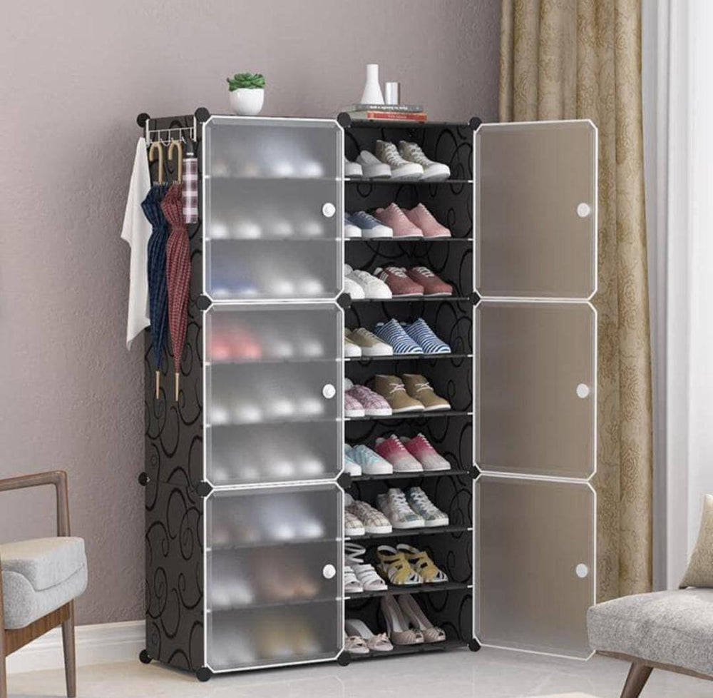 Rangement Chaussure Modulable 6 Cubes divisés en 2 - La boutique secrète