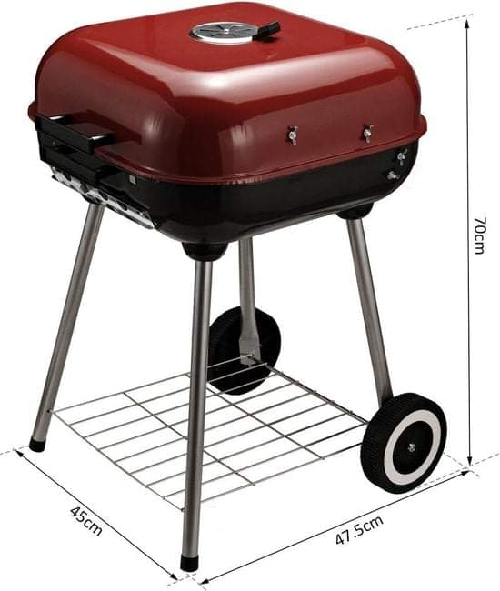 Barbecue avec Couvercle à charnière - La boutique secrète