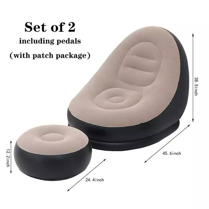 Pouf Classic  plus  pose pieds - La boutique secrète