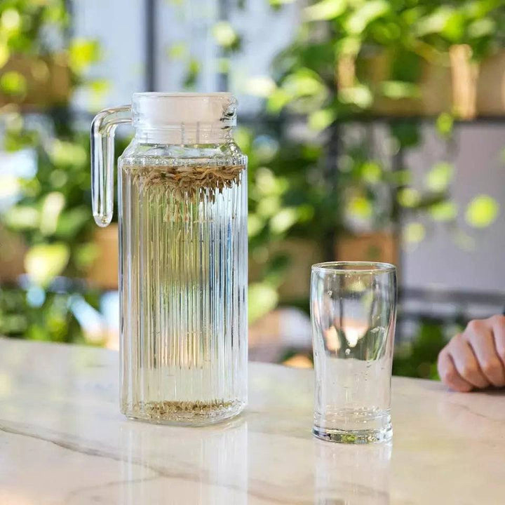 Carafe à Eau avec Poignée - en verre - La boutique secrète