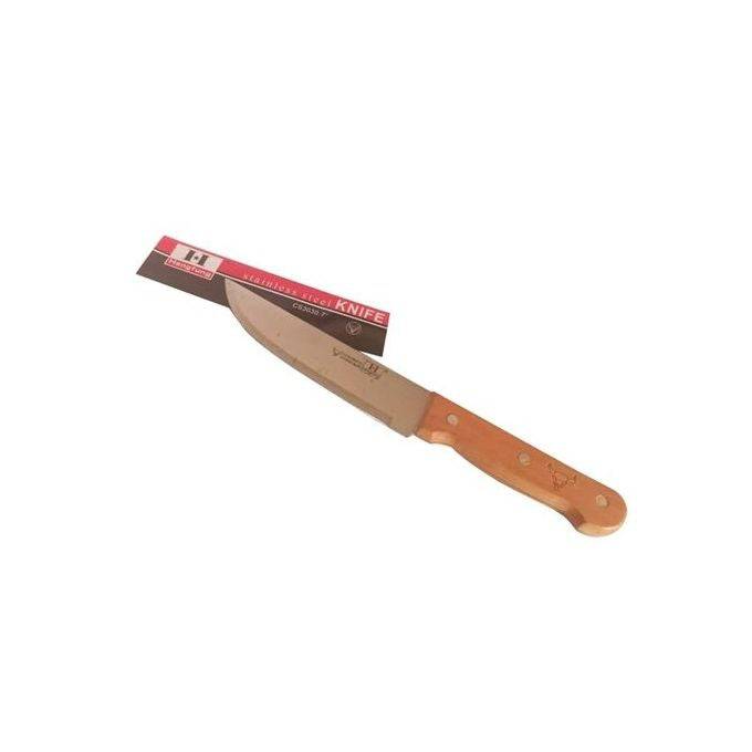 Couteau de cuisine multifonctionnelle manche en bois - La boutique secrète