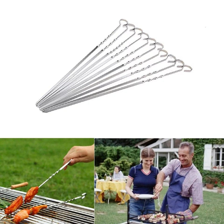 Brochettes Barbecue fer  -10 pièces - La boutique secrète