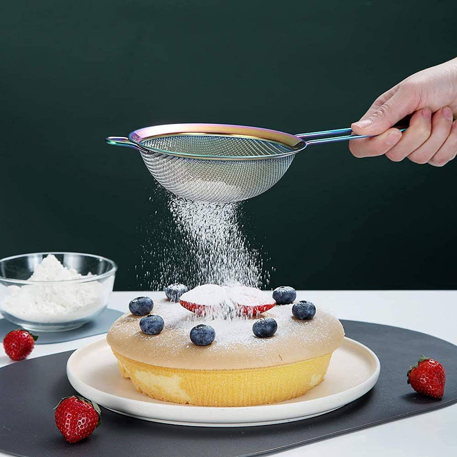 Ensemble de 3 Tamis - Acier Inoxydable - La boutique secrète