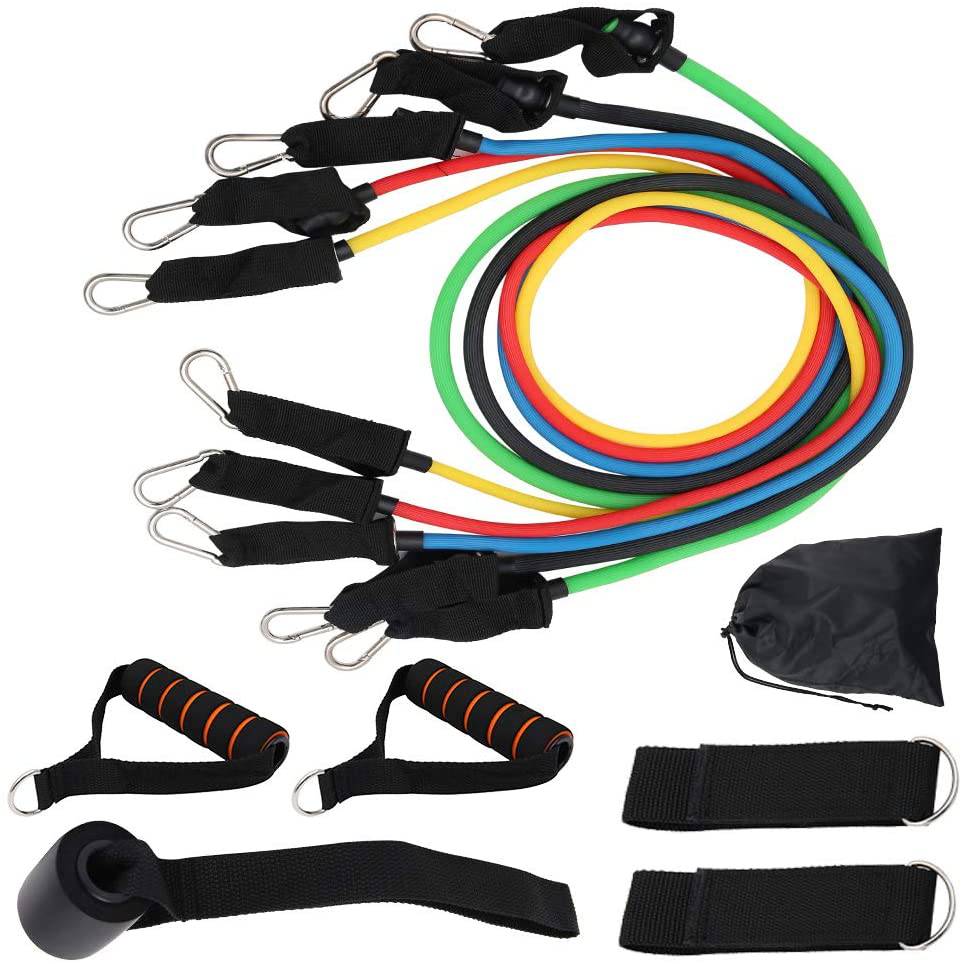 Bandes de Résistance Élastiques Musculation, 11 PCS - La boutique secrète